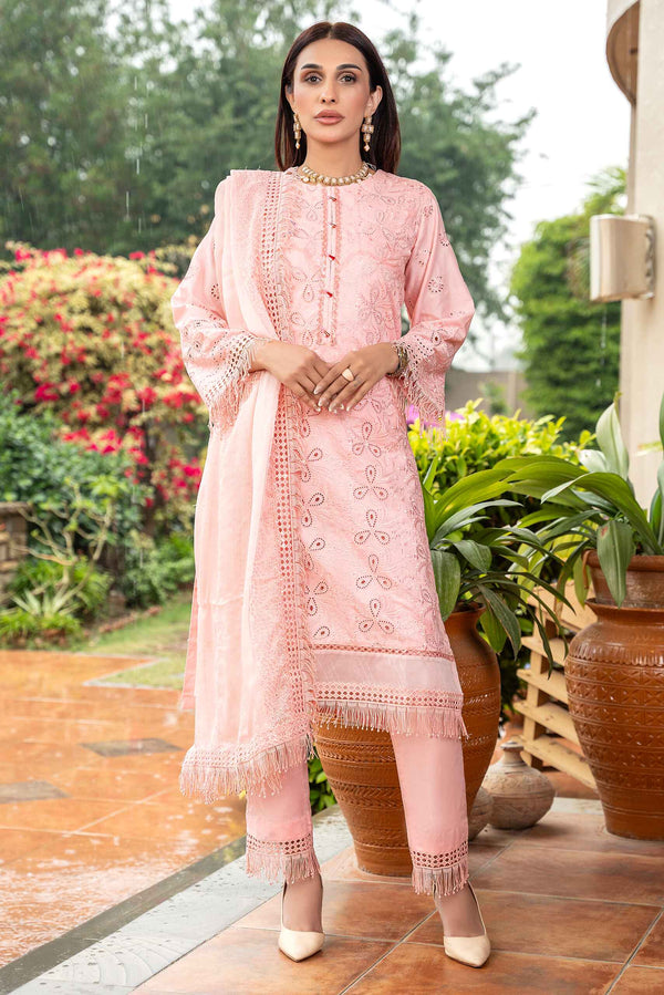 3 Piece Unstitched - Signature Minakari Lawn Suit - SM-102