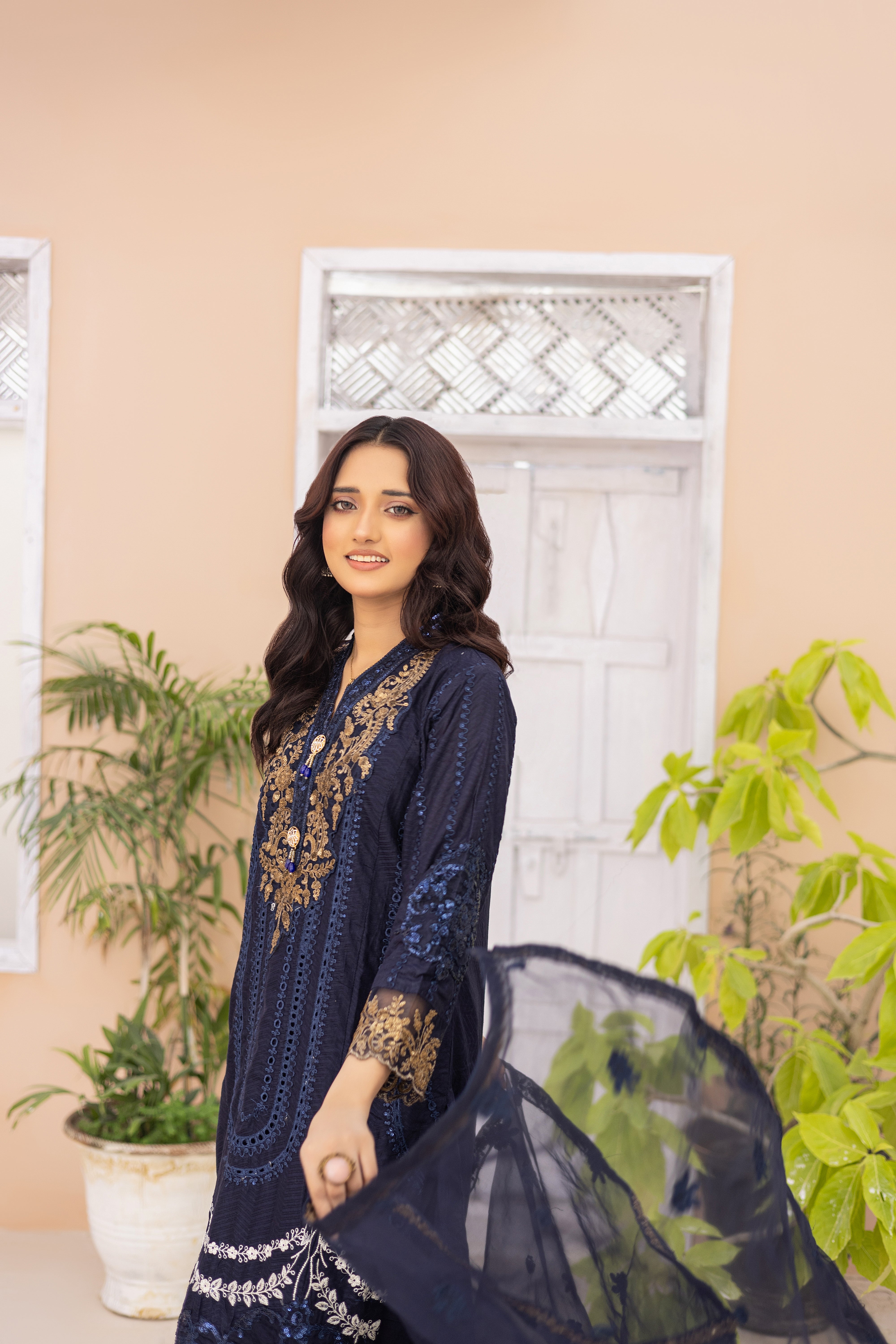 Zeenat-Semi Stitched Lawn