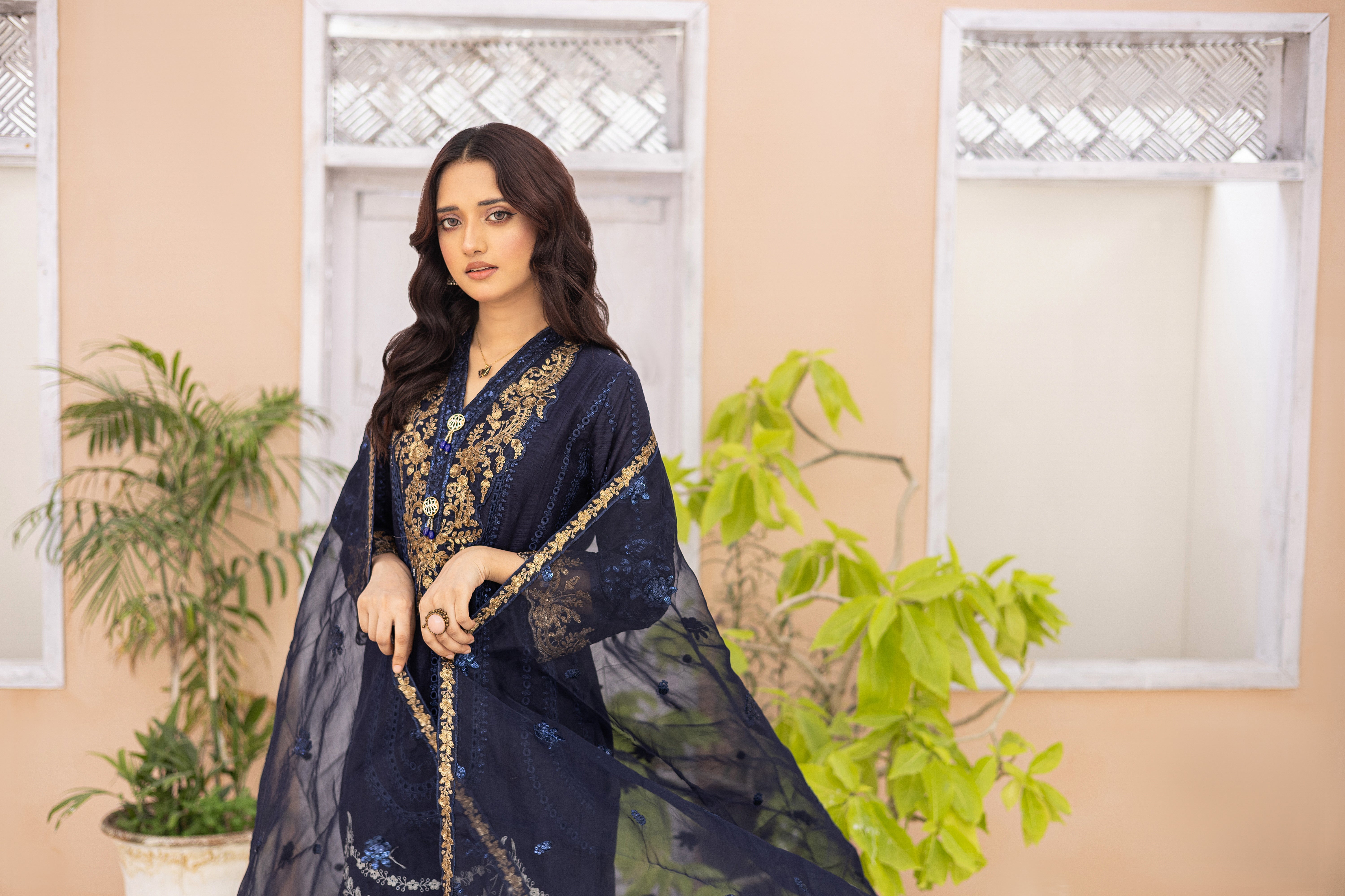 Zeenat-Semi Stitched Lawn