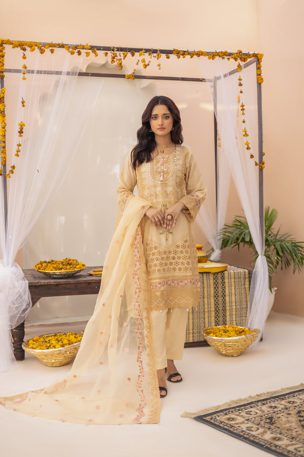 Khusboo-Semi Stitched Lawn