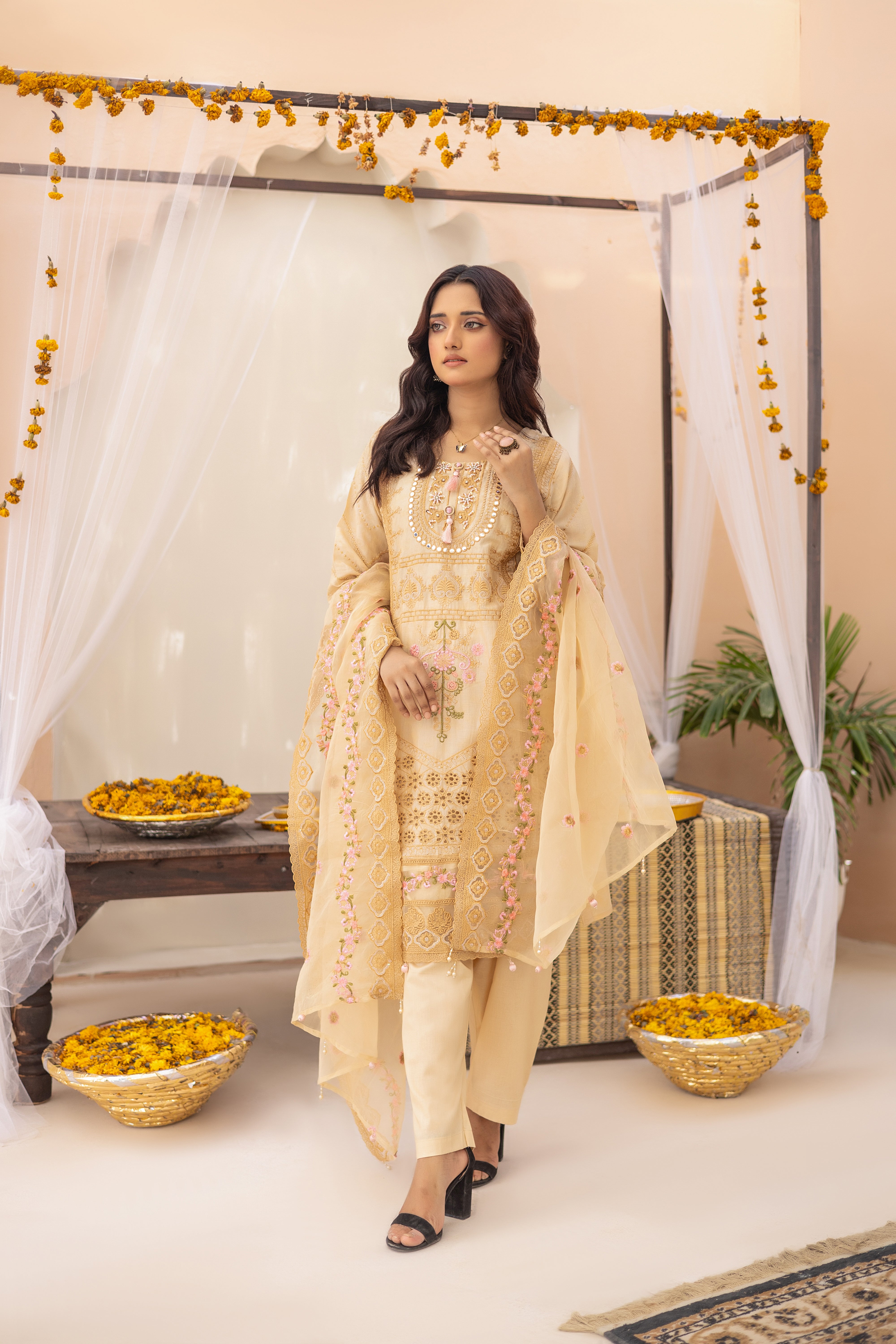 Khusboo-Semi Stitched Lawn