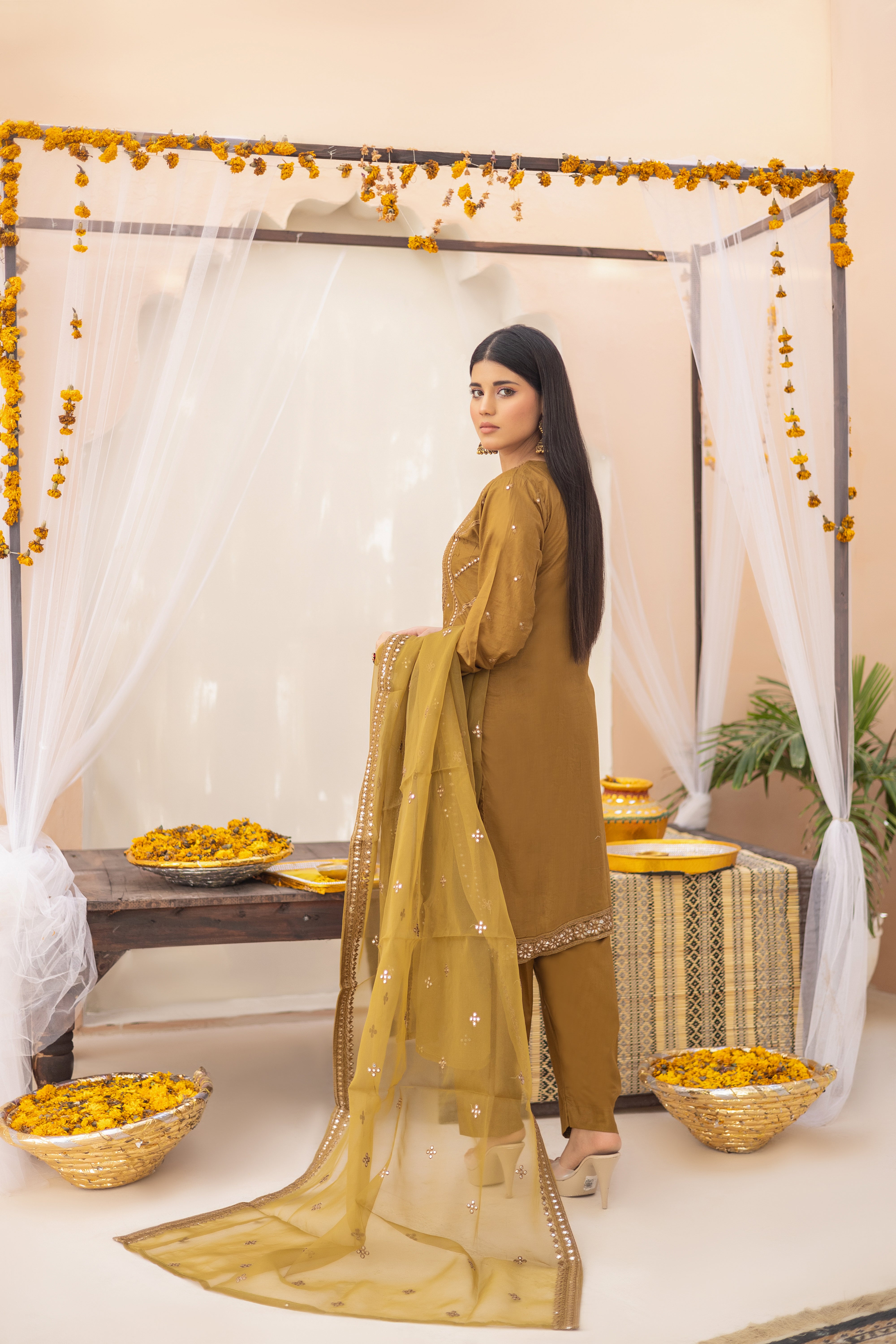 Aarzoo-Semi Stitched Lawn