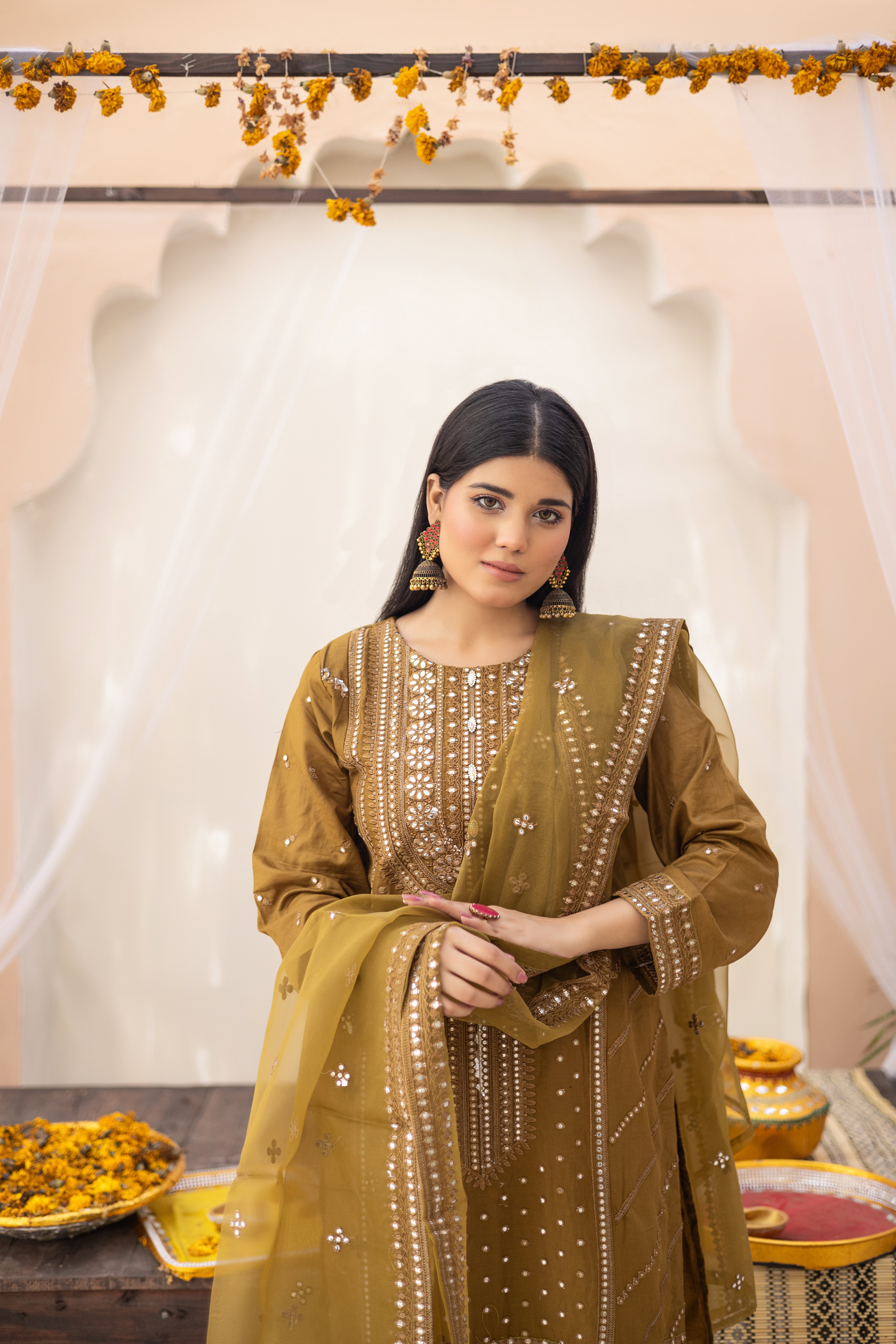 Aarzoo-Semi Stitched Lawn